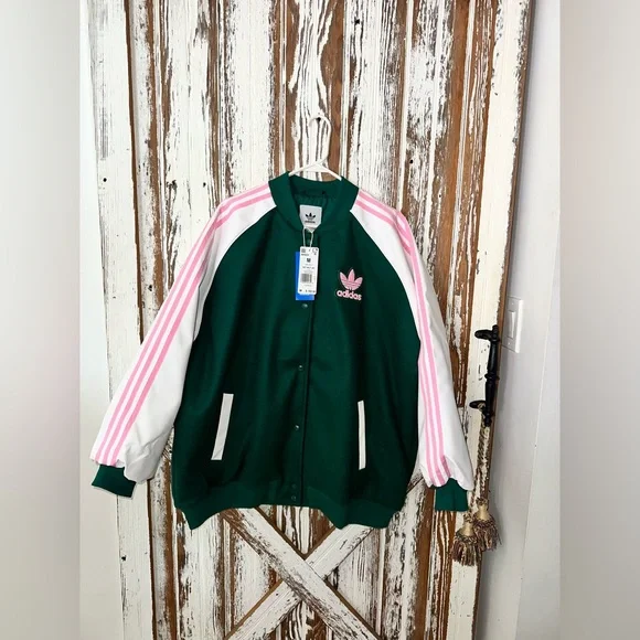 NWT Adidas Originals VRCT Jacket (Oversized) Sold Out Online - Picture 2 of 16